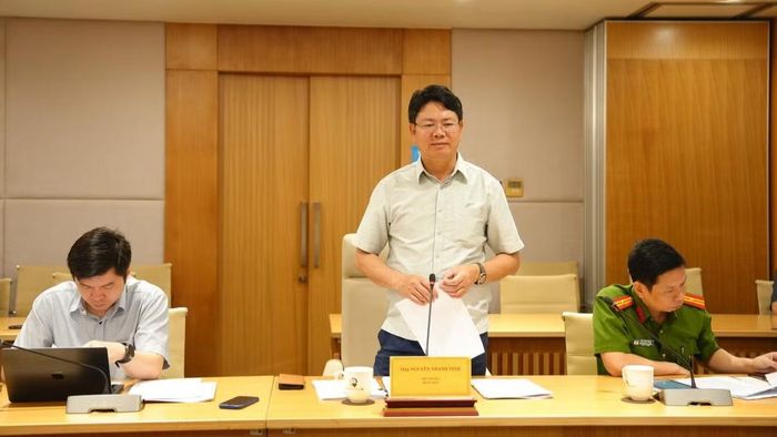 Thứ trưởng Tư pháp Nguyễn Thanh Tịnh kết luận buổi làm việc. (Ảnh: MH)