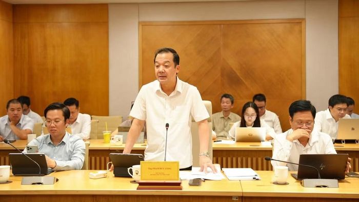 Thứ trưởng Khoa học và Công nghệ Phạm Đức Long phát biểu. (Ảnh: MH)