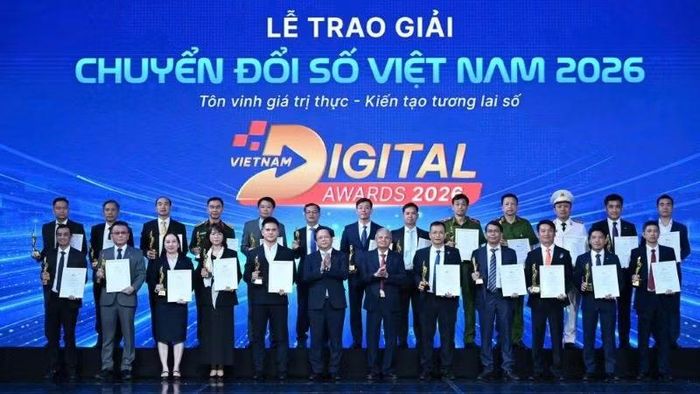 Các sản phẩm, giải pháp, cá nhân, tổ chức tiêu biểu được vinh danh tại VDA 2026. (Ảnh: KHCN)