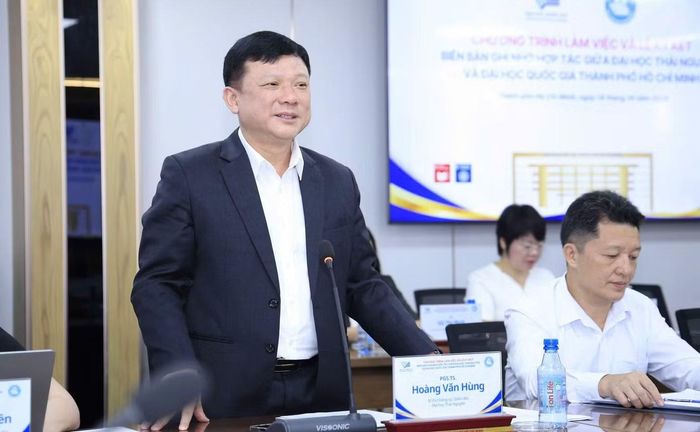 PGS.TS Hoàng Văn Hùng, Bí thư Đảng ủy, Giám đốc Đại học Thái Nguyên.