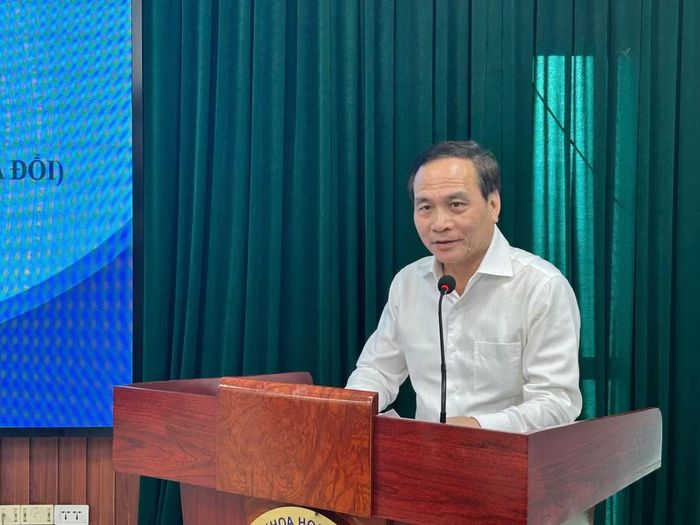 PGS.TS Phạm Ngọc Linh - Phó Chủ tịch Liên hiệp Hội Việt Nam phát biểu khai mạc