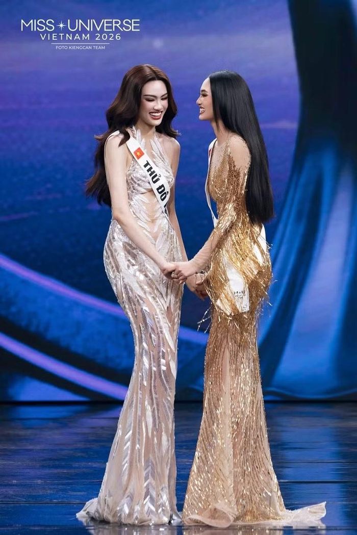 Á hậu Trịnh Mỹ Anh trên sân khấu Miss Universe Vietnam 2026.