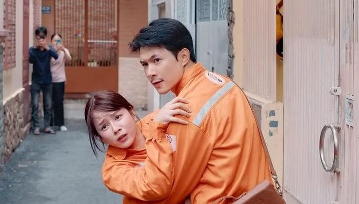 DJ Mie và Anh Tú Atus trong phim "Án mạng xém hoàn hảo" - Ảnh: NSX.