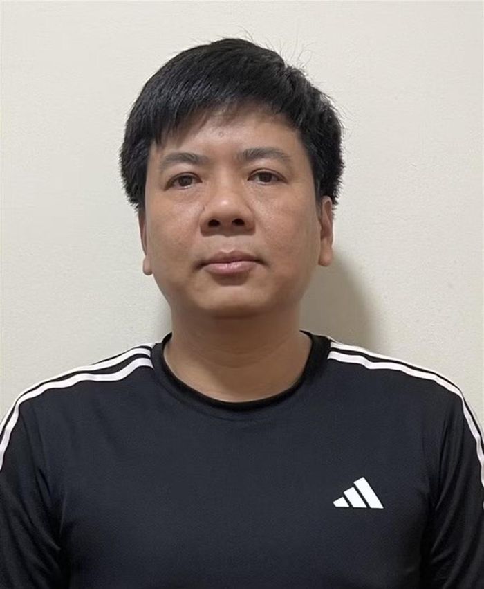 Bị can Nguyễn Ngọc Thủy (Shark Thủy), Chủ tịch HĐQT Tập đoàn Egroup. Ảnh: BCA.