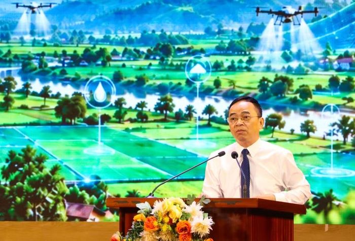 Ông Nguyễn Văn Đoạt phát biểu khai mạc Hội thảo.