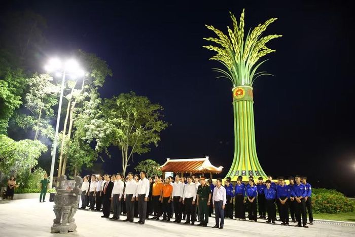 Di tích lịch sử quốc gia Bến phà II Long Đại - nơi 16 thanh niên xung phong hy sinh. Ảnh: NCS