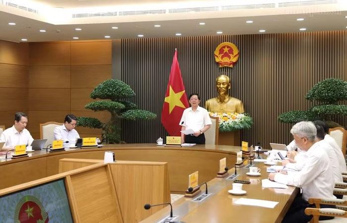 Phó Thủ tướng Hồ Quốc Dũng nhấn mạnh về yêu cầu đưa đổi mới sáng tạo thực sự trở thành phương thức phát triển, động lực tăng trưởng của toàn bộ nền kinh tế - Ảnh: CP