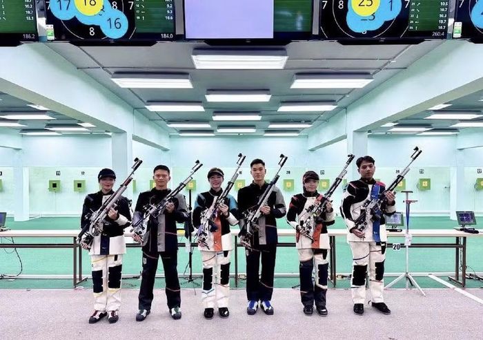 Các tay súng TP.HCM gây ấn tượng mạnh với ngôi nhất toàn đoàn. Ảnh Saigon Sniper