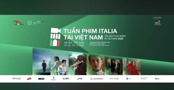 Tuần phim Italia tại Việt Nam 2026 diễn ra từ 27/10 đến 1/11. Ảnh: Italia Film Week in Vietnam