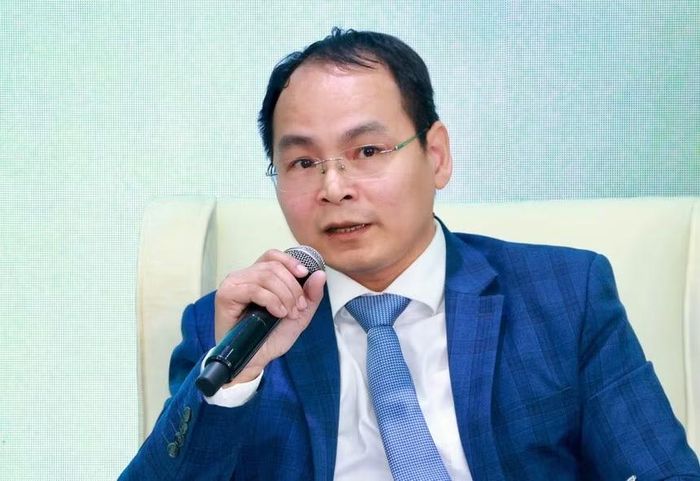 Ông Trần Anh Quý, Phó Vụ trưởng Vụ Tín dụng, NHNN chia sẻ tại hội thảo. Ảnh: Hoàng Huy
