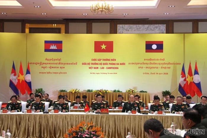 Các đại biểu Đoàn Việt Nam tại cuộc gặp.