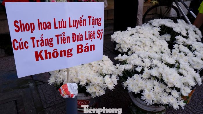 Chị Luyến cho biết đã chuẩn bị khoảng 1.000 nhành hoa để gửi tặng người dân.