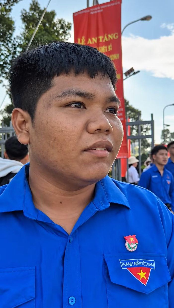 Bạn Lưu Minh Đức chia sẻ với phóng viên.