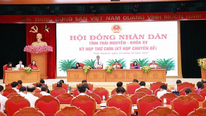 Phiên khai mạc Kỳ họp thứ 9 HĐND tỉnh Thái Nguyên sáng 14/10