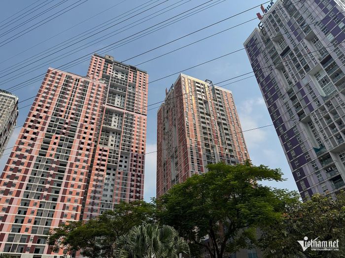 Tòa chung cư hoàn thiện sau khi Hải Phát vào cuộc. Ảnh: D.Anh