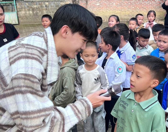 Lâm thường xuyên tham gia các hoạt động thiện nguyện. Ảnh: G.X