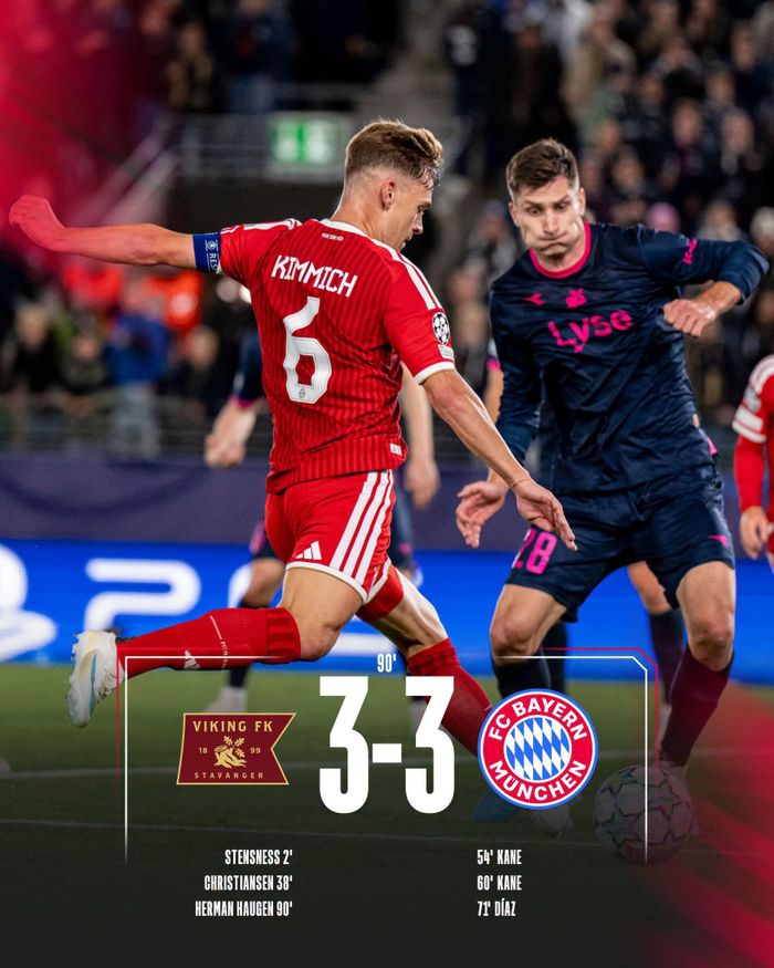 Kane chơi xuất sắc nhất trận nhưng Bayern Munich chỉ có được 1 điểm - Ảnh: FCBM