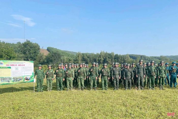 Đồn Biên phòng Hương Quang là đơn vị đầu tiên của BĐBP Hà Tĩnh ra mắt mô hình "Thao trường số - Chiến sĩ số".