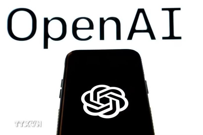 Biểu tượng ChatGPT của Công ty OpenAI tại một văn phòng ở Washington DC. (Ảnh: philstar.com/TTXVN)