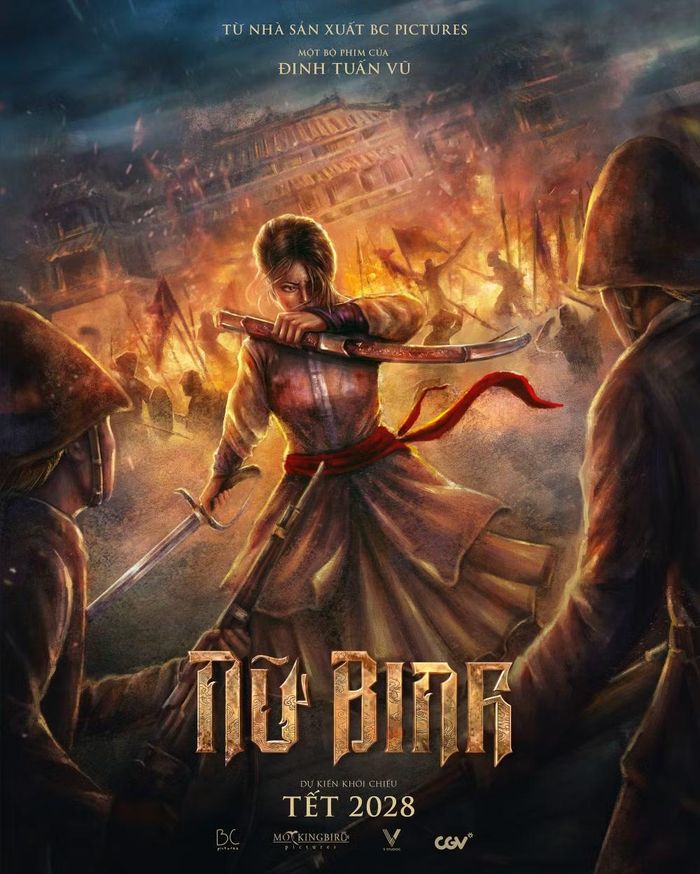 Poster phim "Nữ binh." (Ảnh: Nhà phát hành)