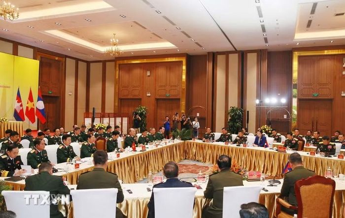 Toàn cảnh cuộc gặp. (Ảnh: Trọng Đức/TTXVN)