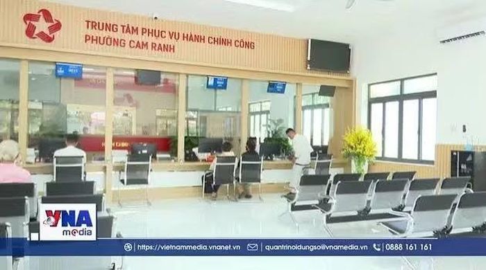 Trung tâm Phục vụ hành chính công phường Cam Ranh.