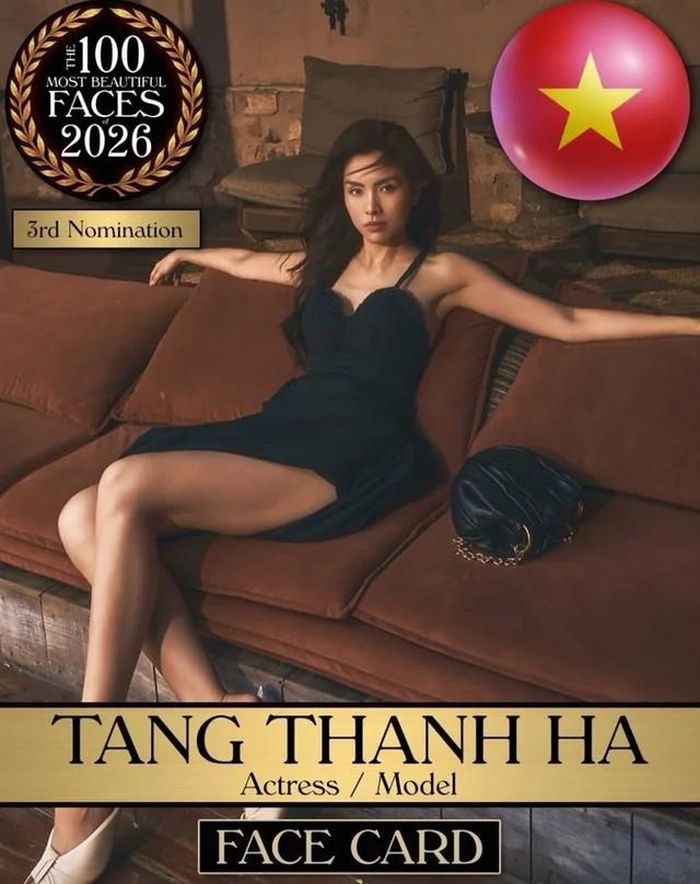 Tăng Thanh Hà vừa được TC Candler đưa vào danh sách đề cử The 100 Most Beautiful Faces of 2026.