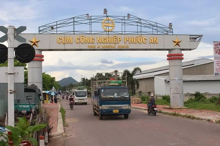 Cụm công nghiệp Phước An (xã Tuy Phước Tây) thu hút rất tốt nhà đầu tư.