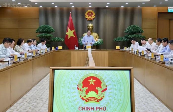 Toàn cảnh phiên họp. Ảnh: VGP.