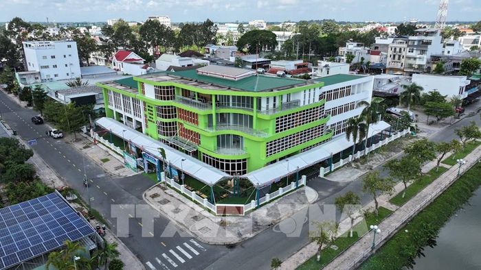 Không gian khởi nghiệp và đổi mới sáng tạo tỉnh Đồng Tháp là “bệ phóng” chung cho hệ sinh thái đổi mới sáng tạo của tỉnh. Ảnh: Nhựt An - TTXVN