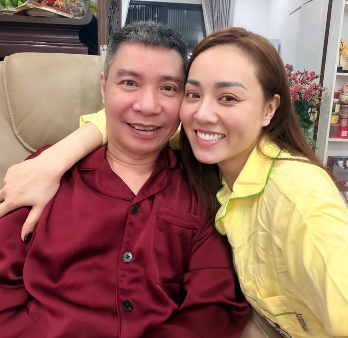 Công Lý và vợ Ngọc Hà.