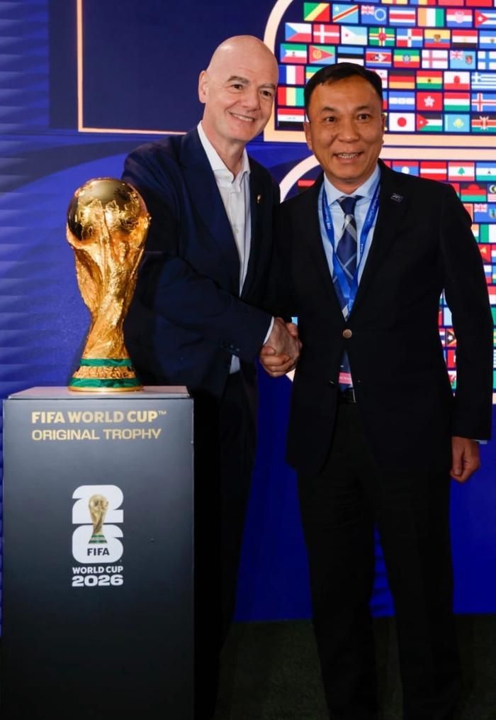 Chủ tịch VFF ông Trần Quốc Tuấn có mối quan hệ tốt với FIFA. 