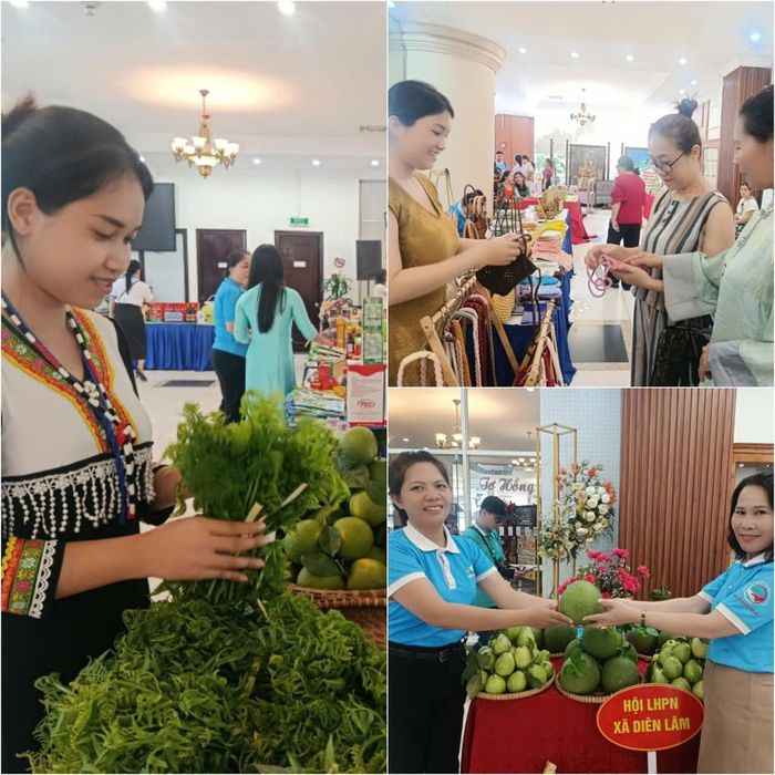 Người dân và du khách thích thú trải nghiệm và chọn mua các sản phẩm