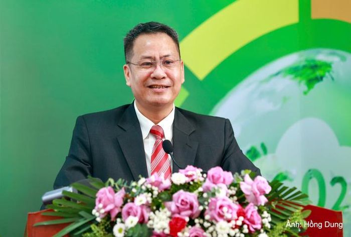 Ông Bùi Minh Giáp, Chuyên gia Kinh tế trưởng Ngân hàng Phát triển châu Á (ADB) tại Việt Nam phát biểu tại hội thảo.