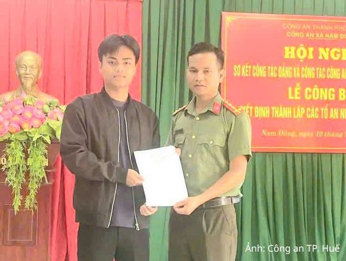  Thanh niên Hồ Văn Đông tự nguyện viết đơn tham gia nghĩa vụ công an nhân dân năm 2027.