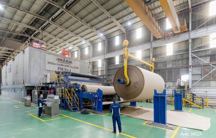 Nhà máy sản xuất giấy của Miza tại Nghi Sơn.