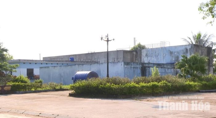 Nhà máy nước An Bình, xã Quảng Ngọc.