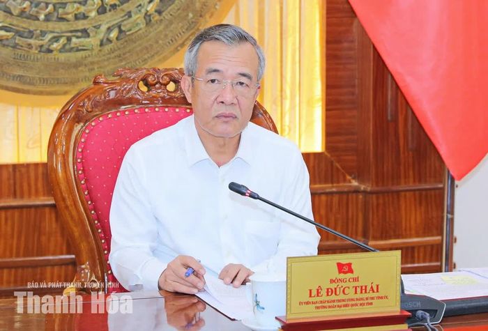 Bí thư Tỉnh ủy Lê Đức Thái kết luận hội nghị.