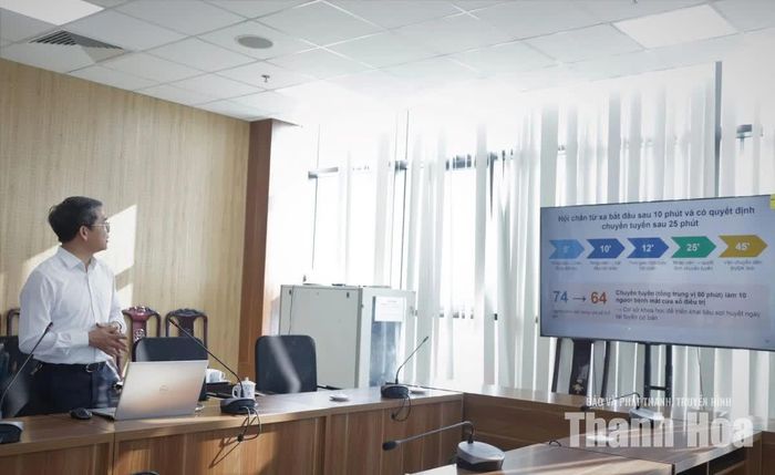 Nhóm nghiên cứu báo cáo tóm tắt kết quả thực hiện nhiệm vụ khoa học và công nghệ cấp tỉnh “Nghiên cứu nâng cao năng lực cấp cứu đột quỵ não tại các bệnh viện công lập cấp cơ bản trên địa bàn tỉnh Thanh Hóa”.