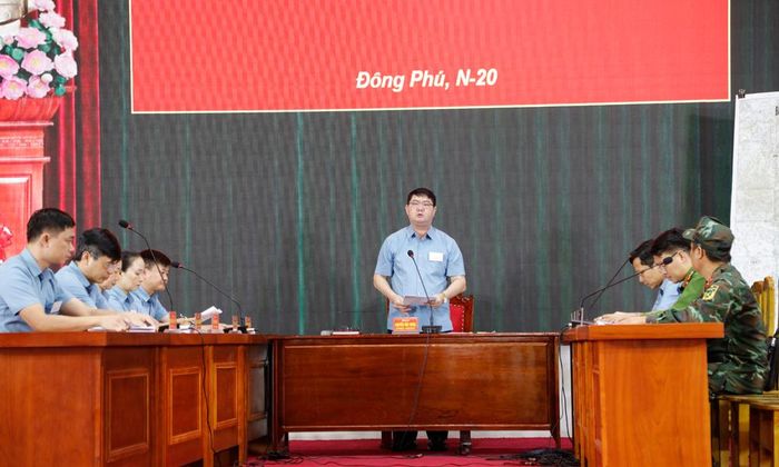  Diễn tập Ban Thường vụ Đảng ủy cấp xã tổ chức hội nghị ra nghị quyết lãnh đạo chuyển địa phương vào trạng thái khẩn cấp về quốc phòng. 