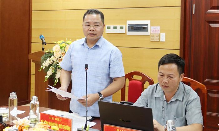  Đại diện phòng chuyên môn của Sở Nông nghiệp và Môi trường tổng hợp kết quả thực hiện nhiệm vụ của các phường, xã. 
