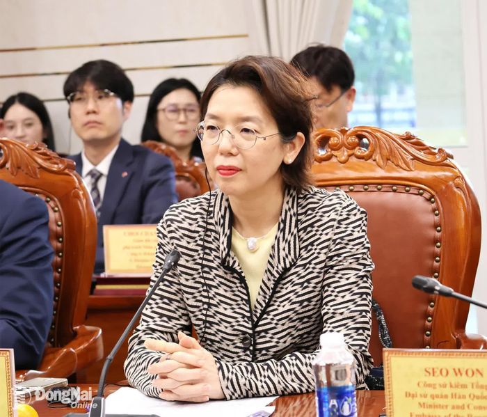Đại sứ Hàn Quốc tại Việt Nam Lee Miyon. Ảnh: Ngọc Liên