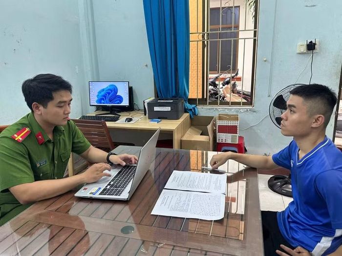 Đối tượng bị vạch trần hành vi chỉ sau chưa đầy 24 giờ gây án. Ảnh: Ngọc Thiện
