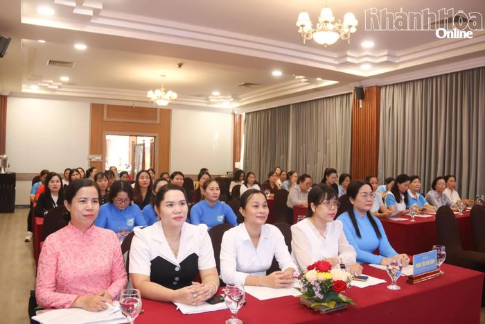 Các cán bộ hội tham gia tập huấn.