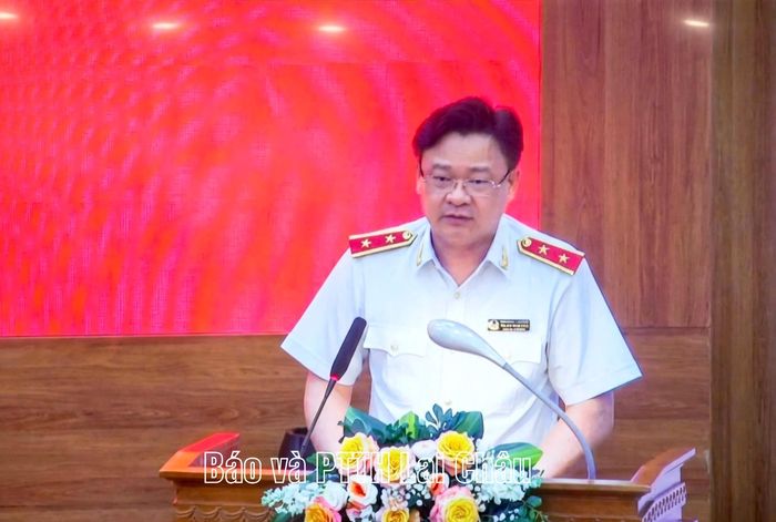 Đồng chí Nguyễn Thanh Tuấn - Phó Tổng Thanh tra Chính phủ phát biểu kết luận hội nghị.