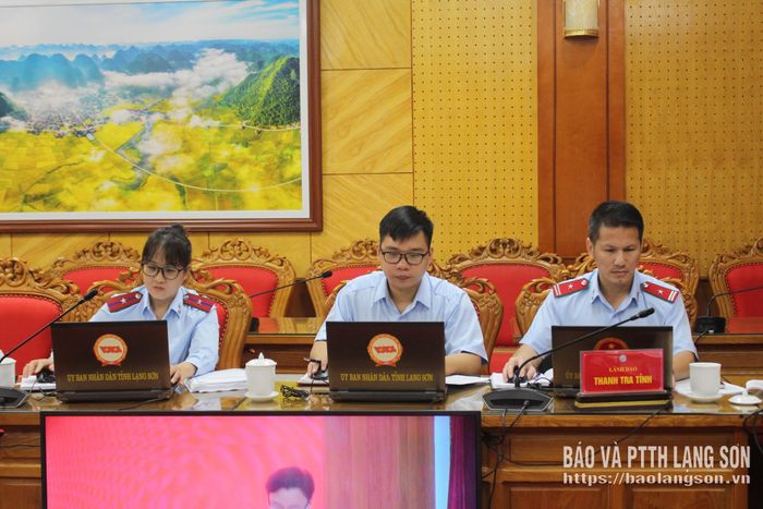 Các đại biểu dự hội nghị tại điểm cầu tỉnh
