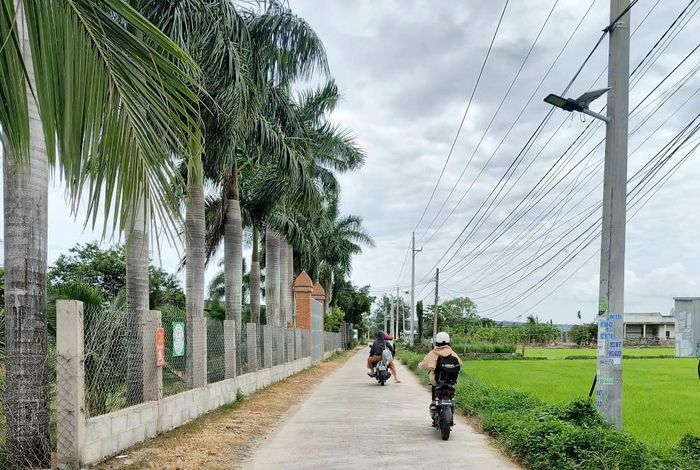 Một trong những tuyến đường giao thông nông thôn ở xã Hồng Sơn