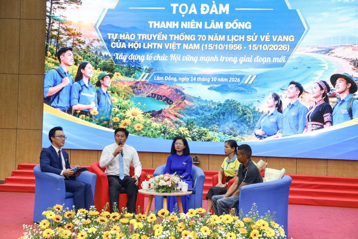 Tọa đàm “Thanh niên Lâm Đồng - Tự hào truyền thống 70 năm lịch sử vẻ vang của Hội LHTN Việt Nam: Xây dựng tổ chức hội vững mạnh trong giai đoạn mới”