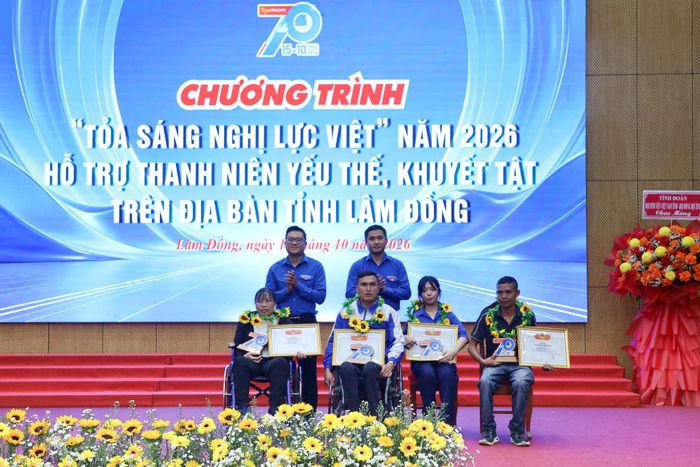 Tuyên dương 5 gương “Tỏa sáng nghị lực Việt” tỉnh Lâm Đồng năm 2026