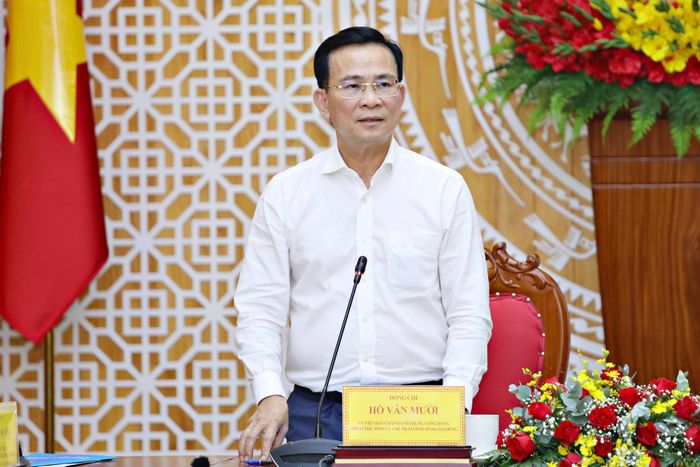 Ủy viên Ban Chấp hành Trung ương Đảng, Phó Bí thư Tỉnh ủy, Chủ tịch UBND tỉnh Hồ Văn Mười yêu cầu Sở NN&MT quyết liệt thực hiện các chỉ tiêu chưa đạt, phấn đấu hoàn thành kế hoạch tỉnh giao năm 2026